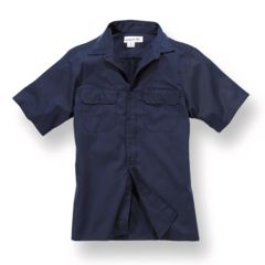 Twill S/S Work Shirt Navy S