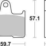 17213342 BRAKE PAD SINT REAR