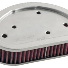 K&N Luftfiltereinsatz für den serienmässigen Komma-Form Luftfilter der Einspritz-Twin Cam Dyna Modelle ab 2008 ( OEM 29191-08 )