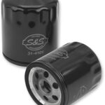 07120538 FILTER OIL W/OR BLK Sportster 84-21 XL