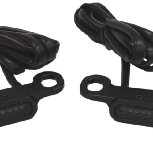 20402131 Lenkerblinker LED für 09-16 FLHT / FLHR / FLTR / FLHX und 16-17 FLSS / FLSTFBS in schwarz mit smoke lens