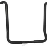 693685 19 Zoll Dresser Ape Hanger Handlebar Black Powder Coated 1 1/4" Throttle By Wire mit T&uuml;v