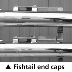 MCJ Fishtail Endkappen chrom
