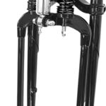 04010091 Springergabel 3/4" Schwarz / Chrom 3 Grad Rake für 19mm Achse