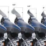 23100672 Windschield 4 Zoll FLHT / FLHX 14-21 super low schwarz