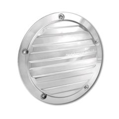 Drive derby cover by PMR, chrome 99-16 (5-hole)