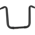 693673 14 Zoll Standard Ape Hanger Handlebar Black Powder Coated 1 1/4" Throttle By Wire mit Tüv