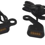 20402134 Lenkerblinker LED für Softail 00-14 und Dyna 99-17 und 96-03 XL in schwarz mit amber lens