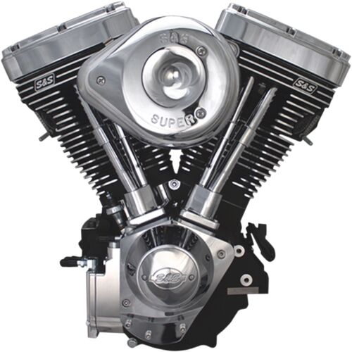 09010221 ENGINE V124BLK/CHR G CARB S&S