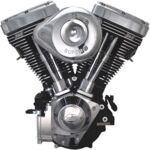 09010221 ENGINE V124BLK/CHR G CARB S&S