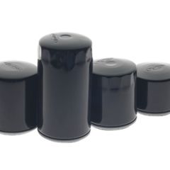 Hochleistungsfilter lang mit Magnet schwarz für Twin Cam Modelle (ers. OEM 63798-99)
