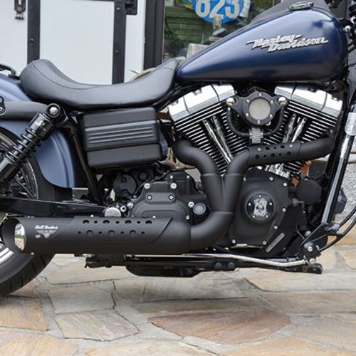 BSL Exhaust,The Bomb Kev' Style Hole für Dyna 0716 Muffler 2 1/4" VA