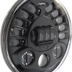 20011773 HEADLIGHT ADAP2 8790 BLK 7" schwarz ECE mit Kurvenlicht